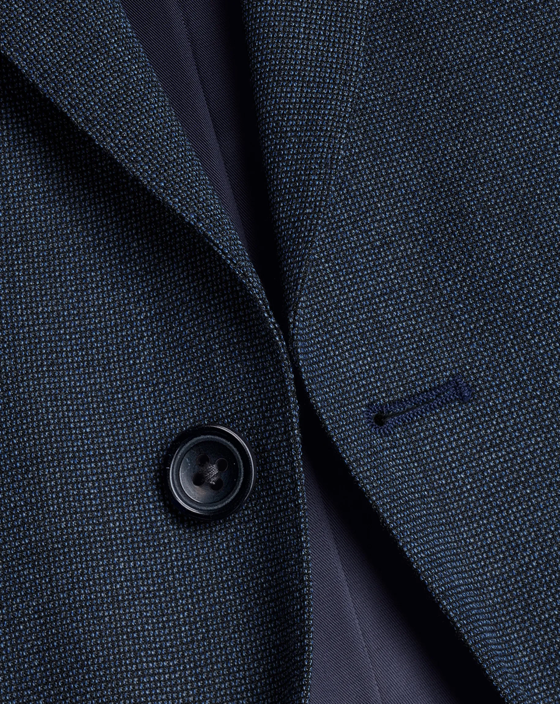 Suit Jackets|Blazers<Charles Tyrwhitt Textured Business Suit Jacket - Denim Blue