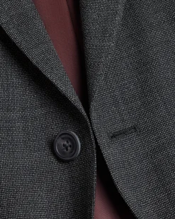 Suit Jackets|Blazers<Charles Tyrwhitt Textured Business Suit Jacket - Dark Grey