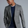 Coats & Jackets|Blazers<Charles Tyrwhitt Textured Wool Jacket - Grey
