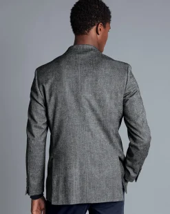 Coats & Jackets|Blazers<Charles Tyrwhitt Textured Wool Jacket - Grey