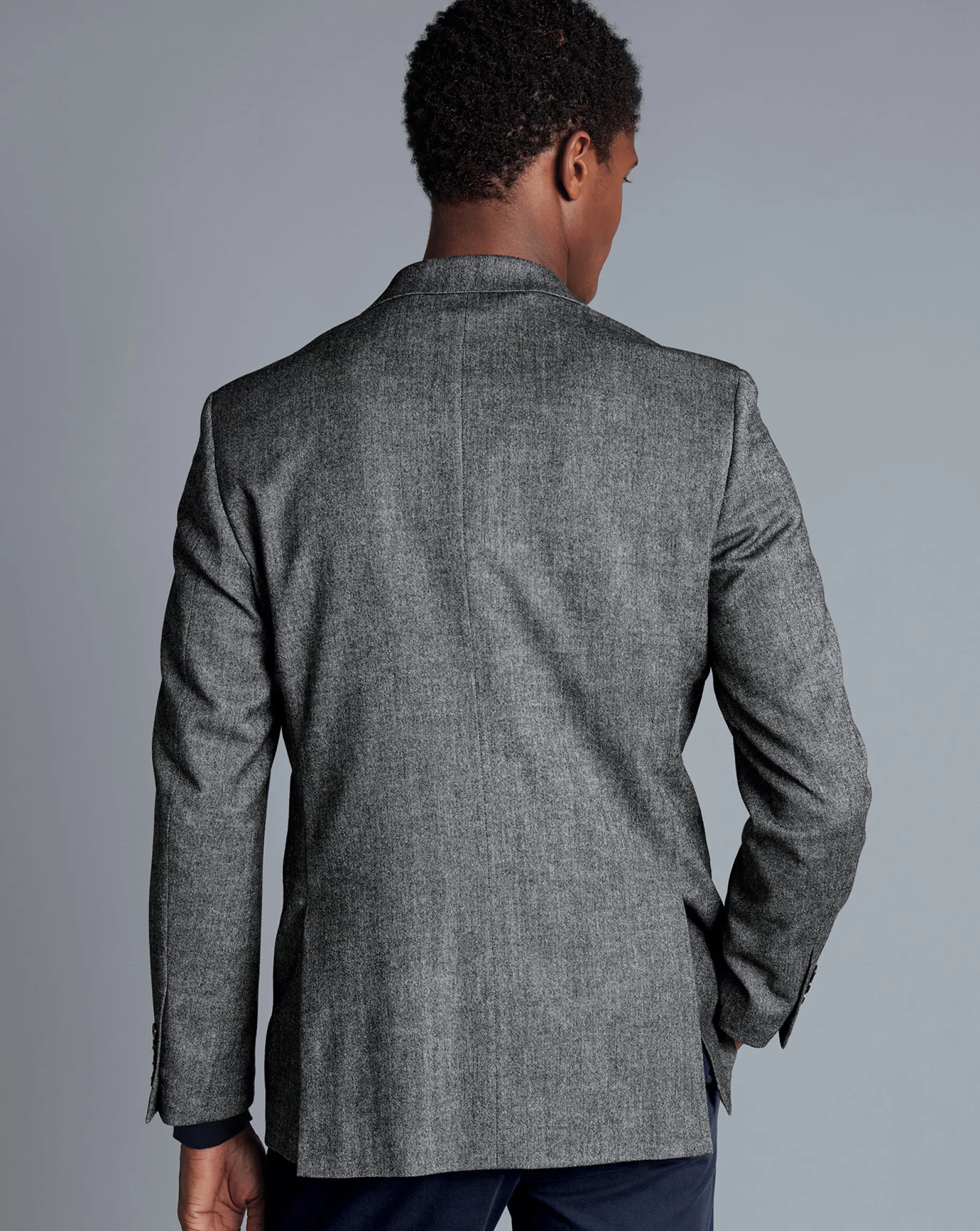 Coats & Jackets|Blazers<Charles Tyrwhitt Textured Wool Jacket - Grey