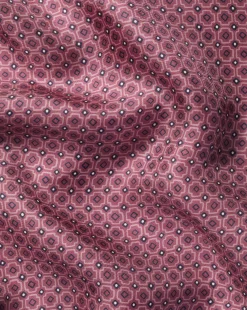 Accessories<Charles Tyrwhitt Tile Print Silk Pocket Square - Claret Pink