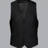 Vests<Charles Tyrwhitt Tuxedo Vest - Black
