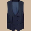 Vests<Charles Tyrwhitt Tuxedo Vest - Dark Navy
