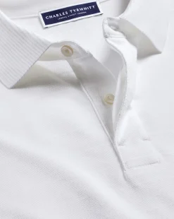 White Shirts|Golf polos<Charles Tyrwhitt Tyrwhitt Cool Polo - White