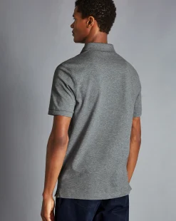 Golf polos|Grey<Charles Tyrwhitt Tyrwhitt Pique Polo - Grey