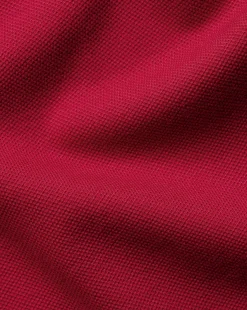 Golf polos|Short Sleeve polos<Charles Tyrwhitt Tyrwhitt Pique Polo - Red