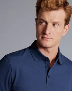 Blue Shirts|Blue<Charles Tyrwhitt Tyrwhitt Pique Polo - Blue Royal