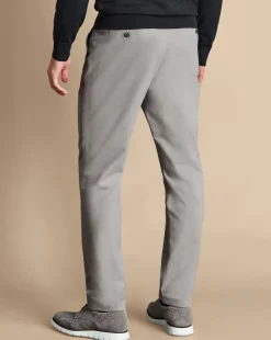Golf Collection|Chinos<Charles Tyrwhitt Ultimate Non-Iron Chinos - Light Grey