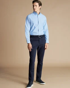 Chinos|Blue Pants<Charles Tyrwhitt Ultimate Non-Iron Chinos - French Navy French Blue