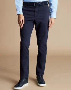 Chinos|Blue Pants<Charles Tyrwhitt Ultimate Non-Iron Chinos - French Navy French Blue