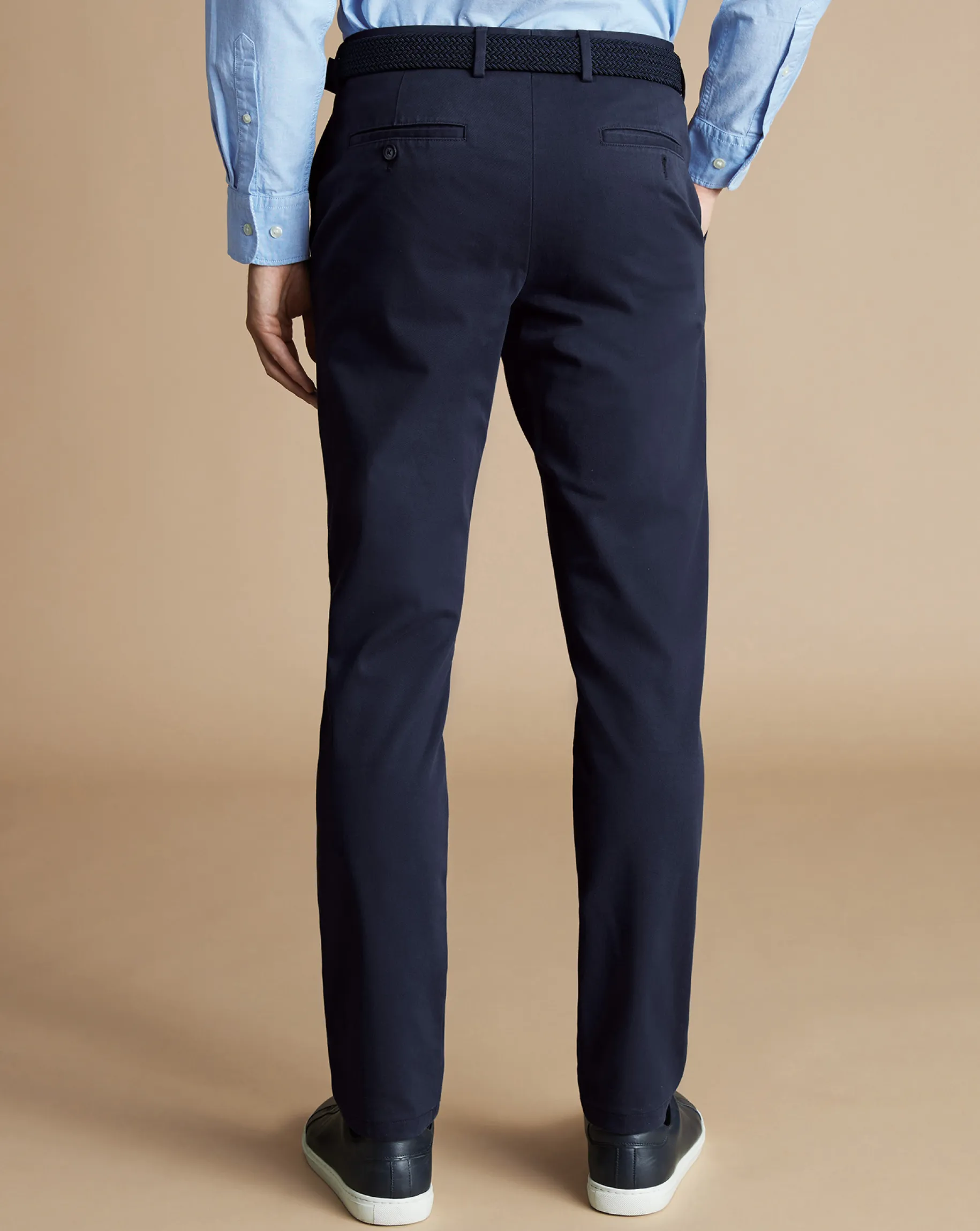 Chinos|Blue Pants<Charles Tyrwhitt Ultimate Non-Iron Chinos - French Navy French Blue