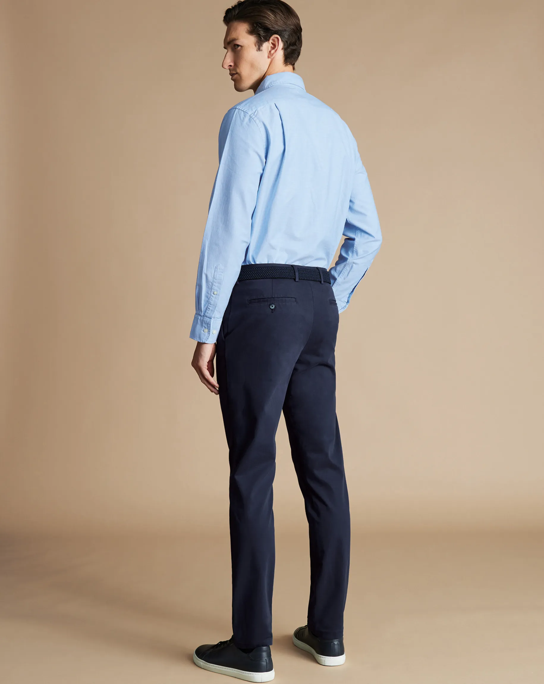 Chinos|Blue Pants<Charles Tyrwhitt Ultimate Non-Iron Chinos - French Navy French Blue