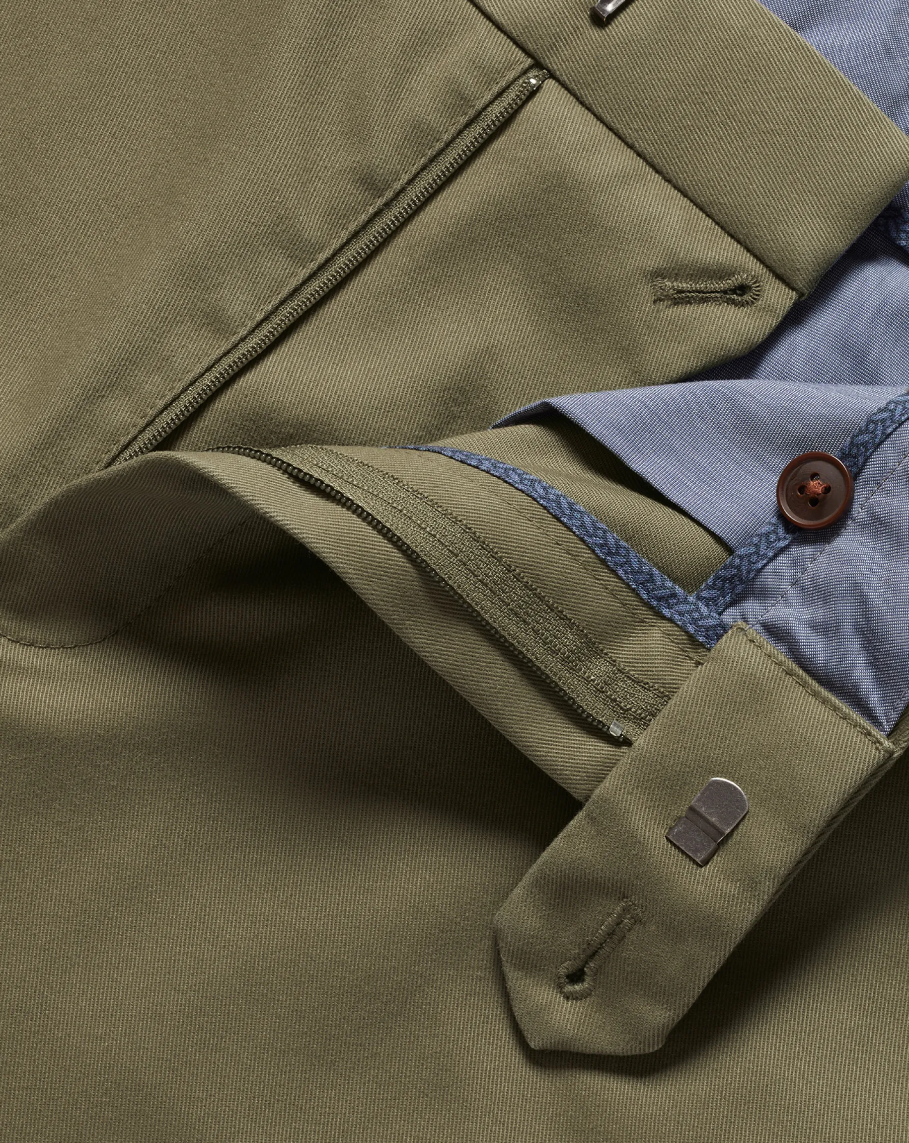 Golf Collection|Chinos<Charles Tyrwhitt Ultimate Non-Iron Chinos - Green Olive