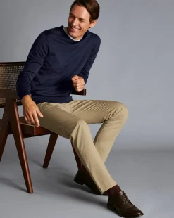 Extra Slim Fit Pants|Golf Collection<Charles Tyrwhitt Ultimate Non-Iron Chinos - Tan