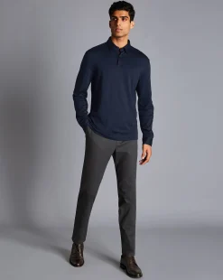 Golf Collection|Races<Charles Tyrwhitt Ultimate Non-Iron Chinos - Dark Grey