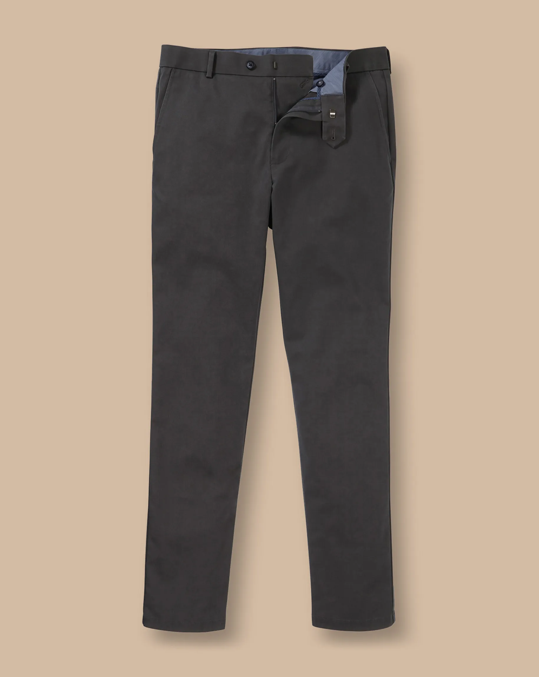 Golf Collection|Races<Charles Tyrwhitt Ultimate Non-Iron Chinos - Dark Grey