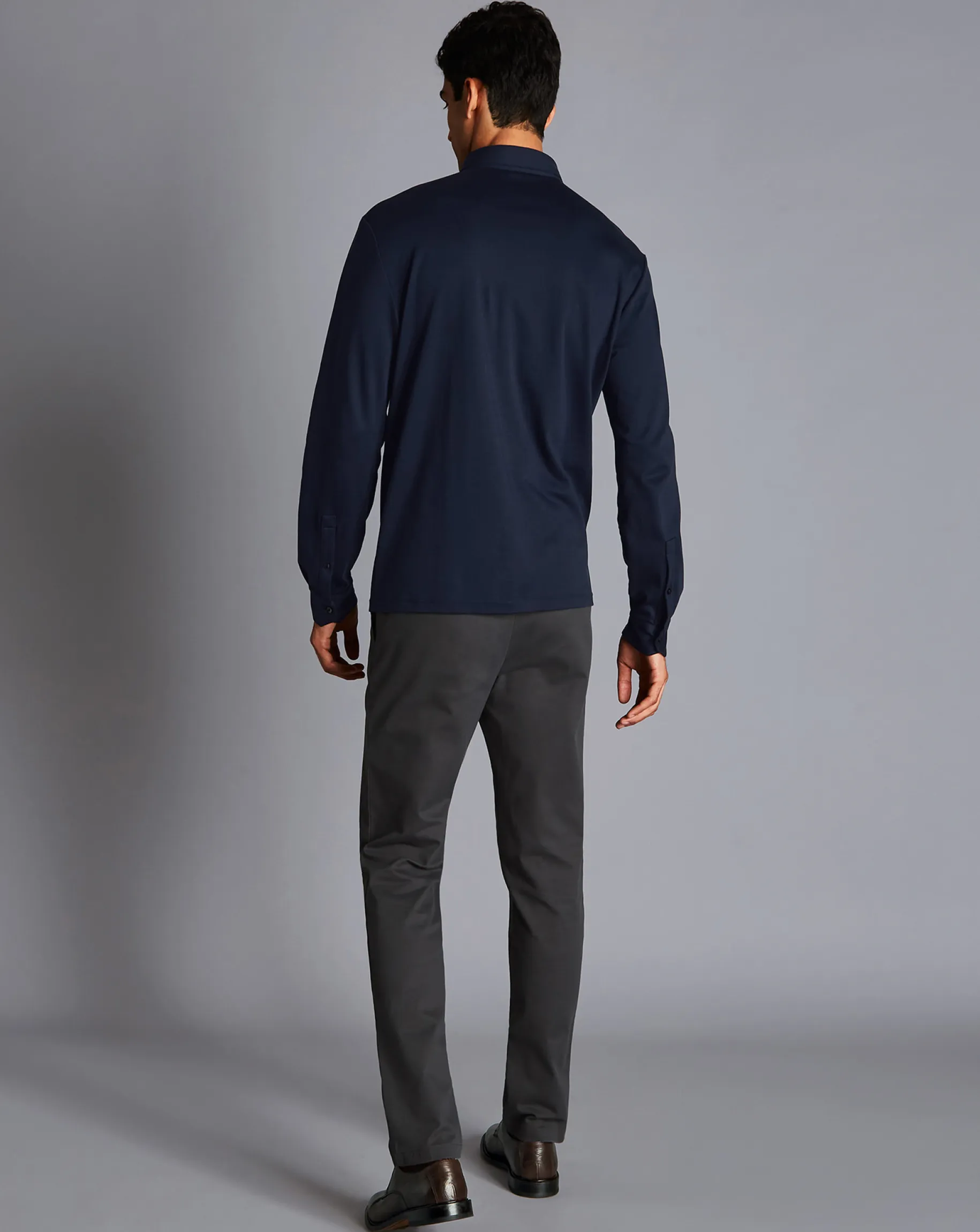 Golf Collection|Races<Charles Tyrwhitt Ultimate Non-Iron Chinos - Dark Grey