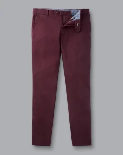 The Ultimate Chino|Pants & Shorts<Charles Tyrwhitt Ultimate Non-Iron Chinos - Wine Red