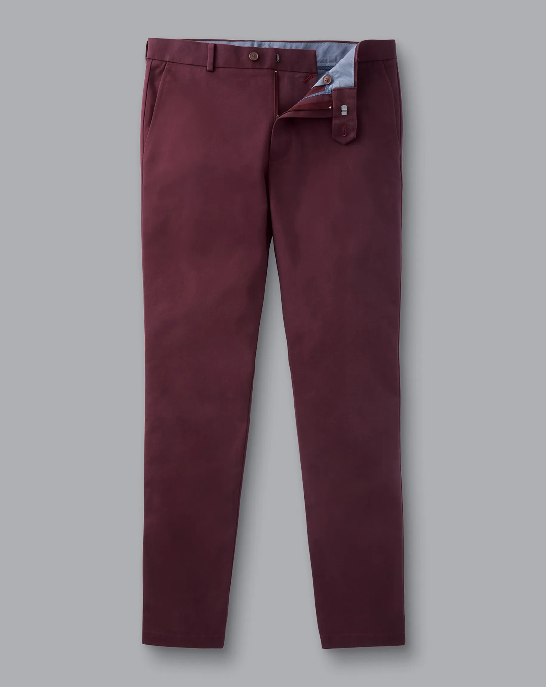 The Ultimate Chino|Pants & Shorts<Charles Tyrwhitt Ultimate Non-Iron Chinos - Wine Red