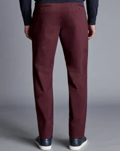 The Ultimate Chino|Pants & Shorts<Charles Tyrwhitt Ultimate Non-Iron Chinos - Wine Red