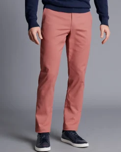 Golf Collection|The Ultimate Chino<Charles Tyrwhitt Ultimate Non-Iron Chinos - Light Pink