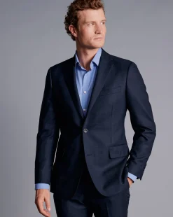 Suit Jackets|Blazers<Charles Tyrwhitt Ultimate Performance Check Suit Jacket - Navy