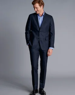 Suit Jackets|Blazers<Charles Tyrwhitt Ultimate Performance Check Suit Jacket - Navy