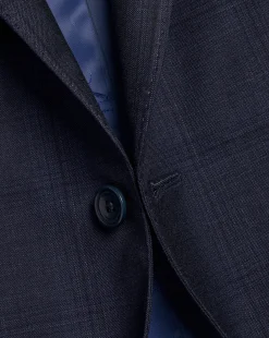 Suit Jackets<Charles Tyrwhitt Ultimate Performance Check Suit Jacket - Navy