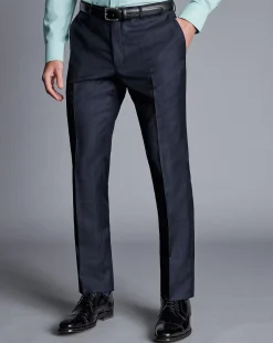 Suit Pants<Charles Tyrwhitt Ultimate Performance Check Suit Pants - Navy
