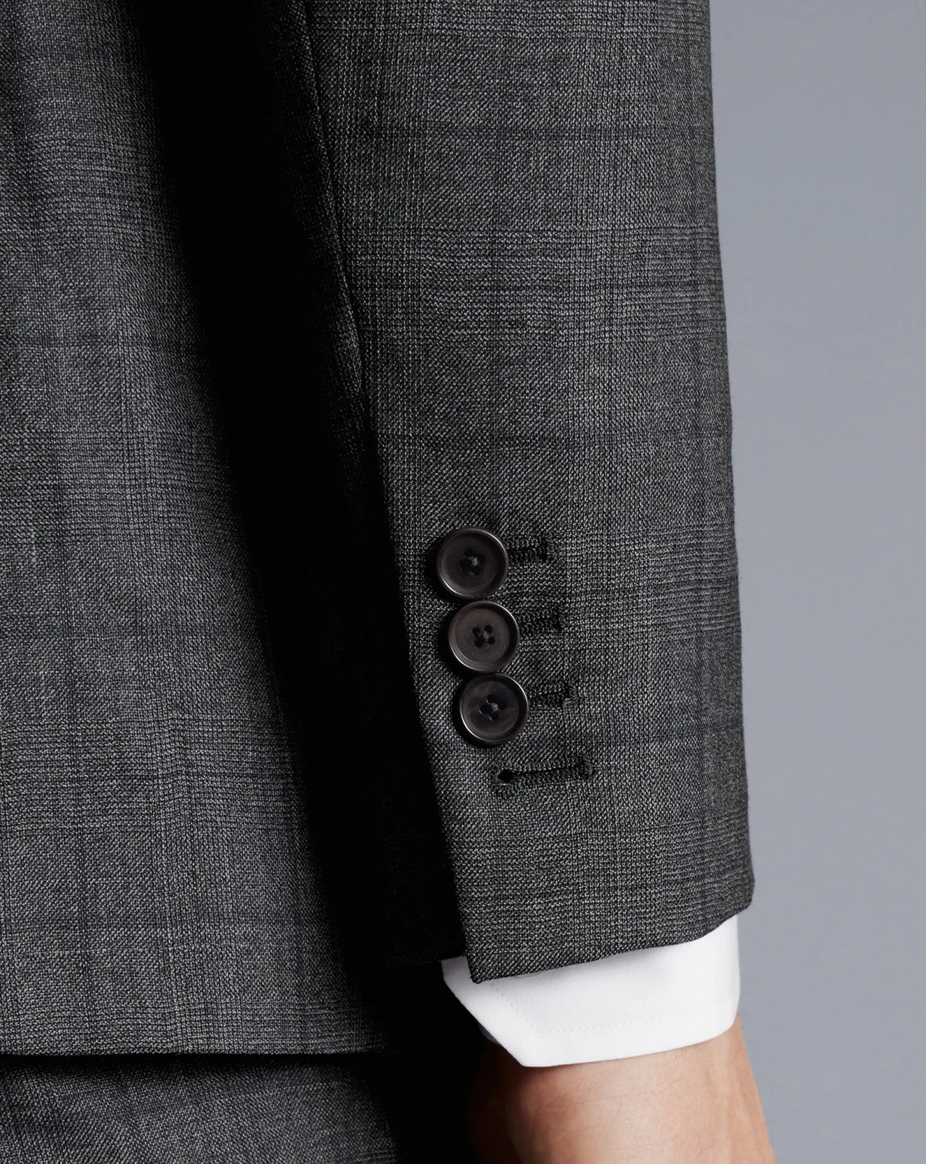 Suit Jackets|Blazers<Charles Tyrwhitt Ultimate Performance Check Suit Jacket - Grey Charcoal