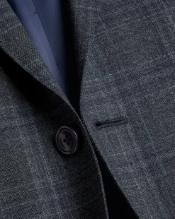 Suit Jackets|Blazers<Charles Tyrwhitt Ultimate Performance Prince of Wales Check Suit Jacket - Steel Blue