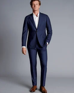 Suit Jackets|Blazers<Charles Tyrwhitt Ultimate Performance Stripe Suit Jacket - French Blue
