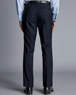 Suit Pants|Pants & Shorts<Charles Tyrwhitt Ultimate Performance Stripe Suit Pants - Navy