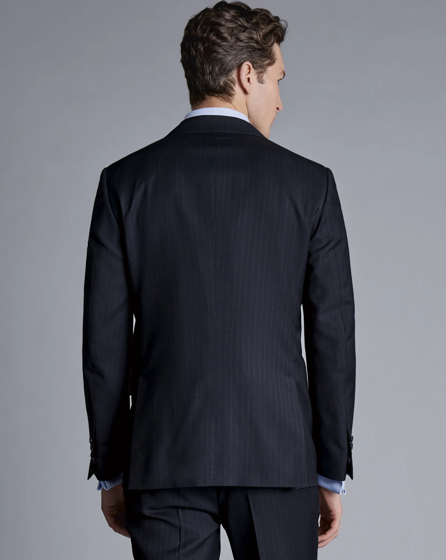 Suit Jackets|Blazers<Charles Tyrwhitt Ultimate Performance Stripe Suit Jacket - Navy
