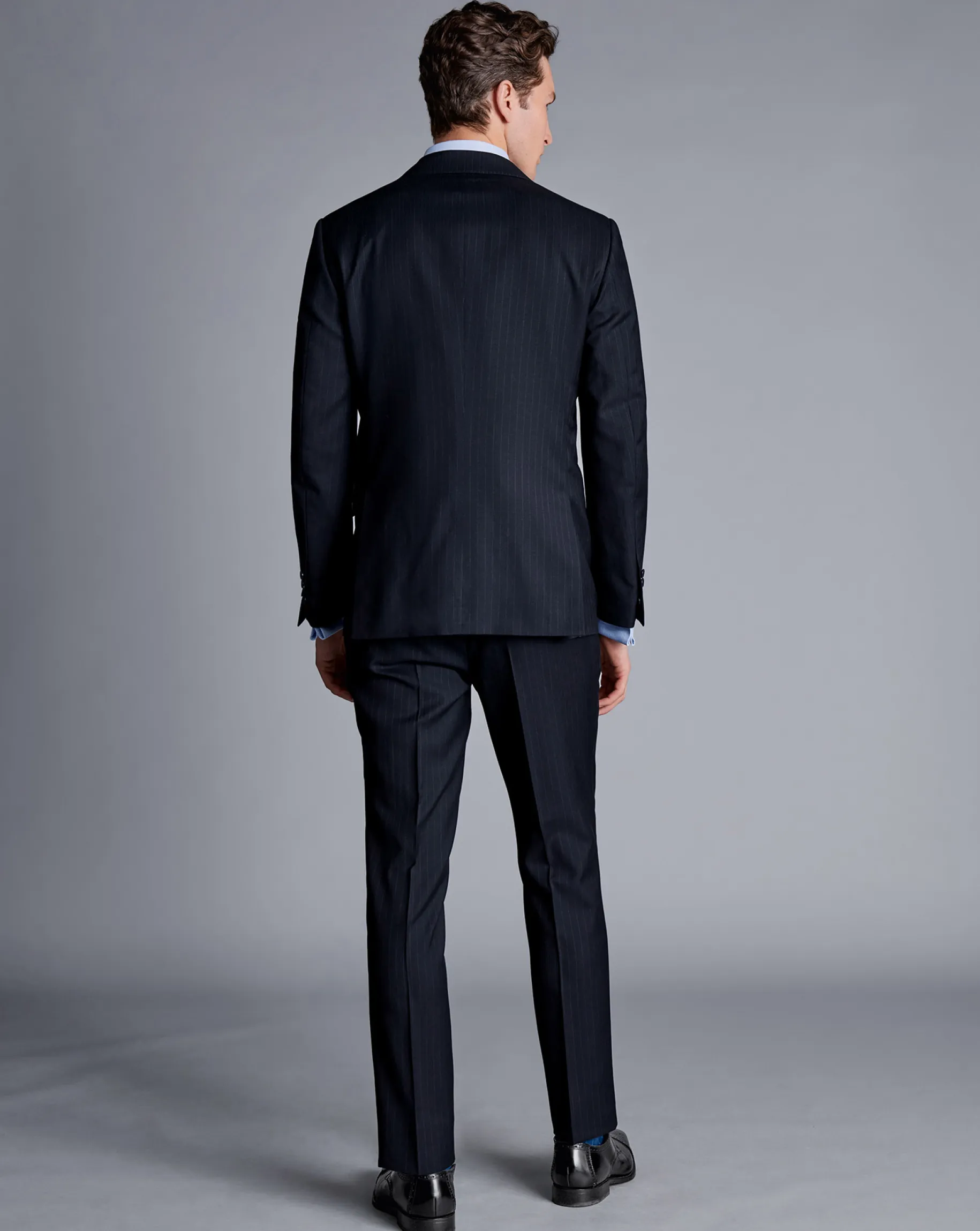 Suit Jackets|Blazers<Charles Tyrwhitt Ultimate Performance Stripe Suit Jacket - Navy