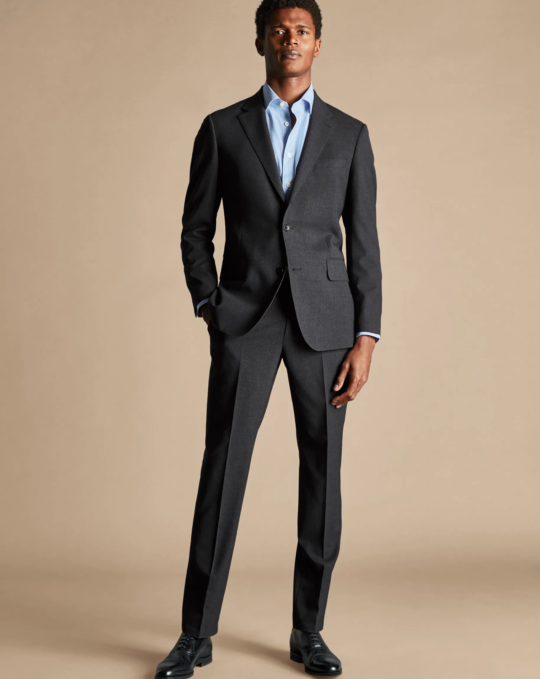 Suit Jackets<Charles Tyrwhitt Ultimate Performance Suit Jacket - Charcoal Charcoal Grey