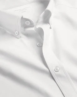 Casual Shirts|Non-Iron Shirts<Charles Tyrwhitt 4-Way Stretch Jersey Shirt - White