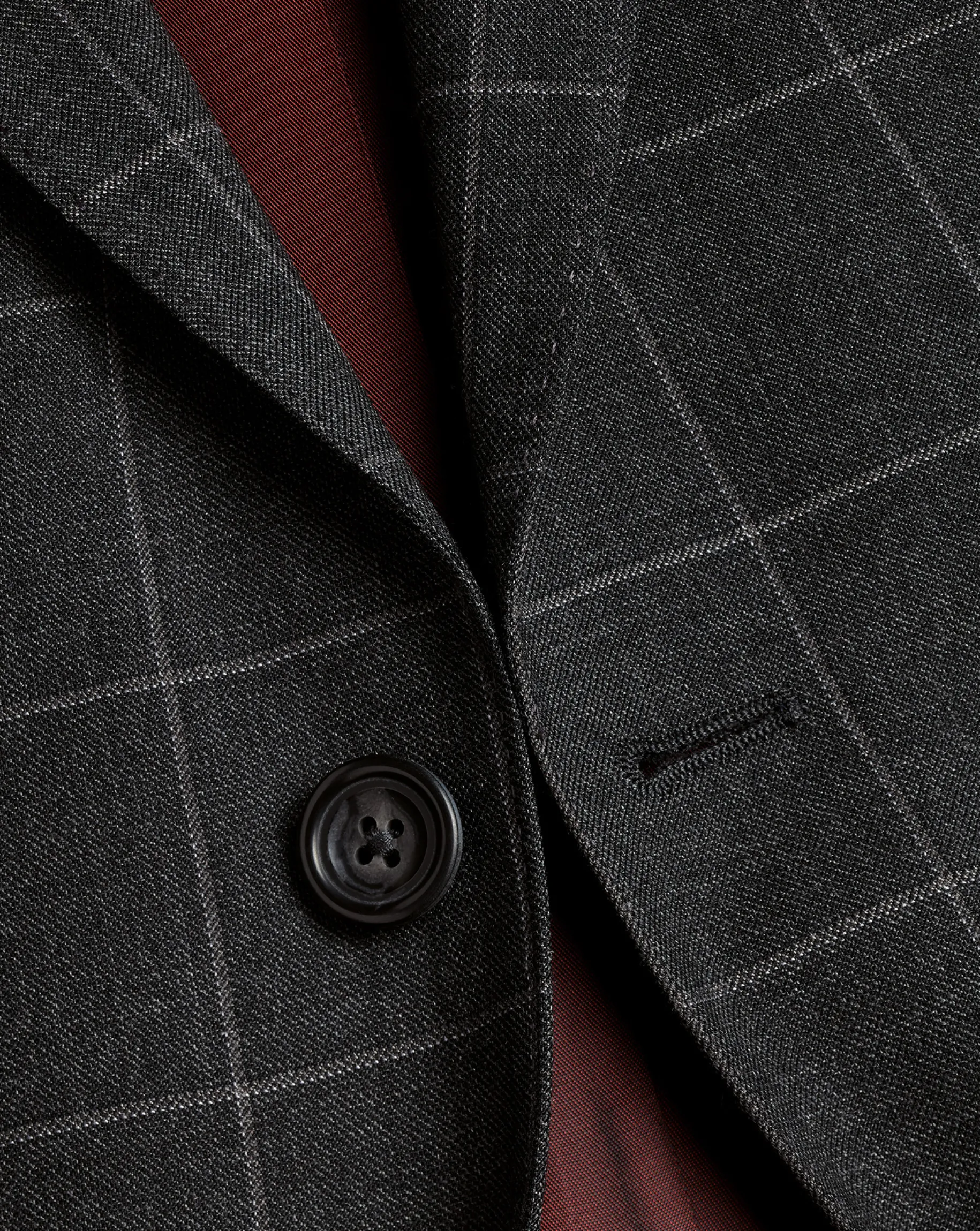 Suit Jackets|Blazers<Charles Tyrwhitt Windowpane Check Suit Jacket - Grey
