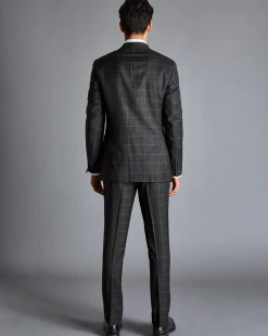 Suit Jackets|Blazers<Charles Tyrwhitt Windowpane Check Suit Jacket - Grey