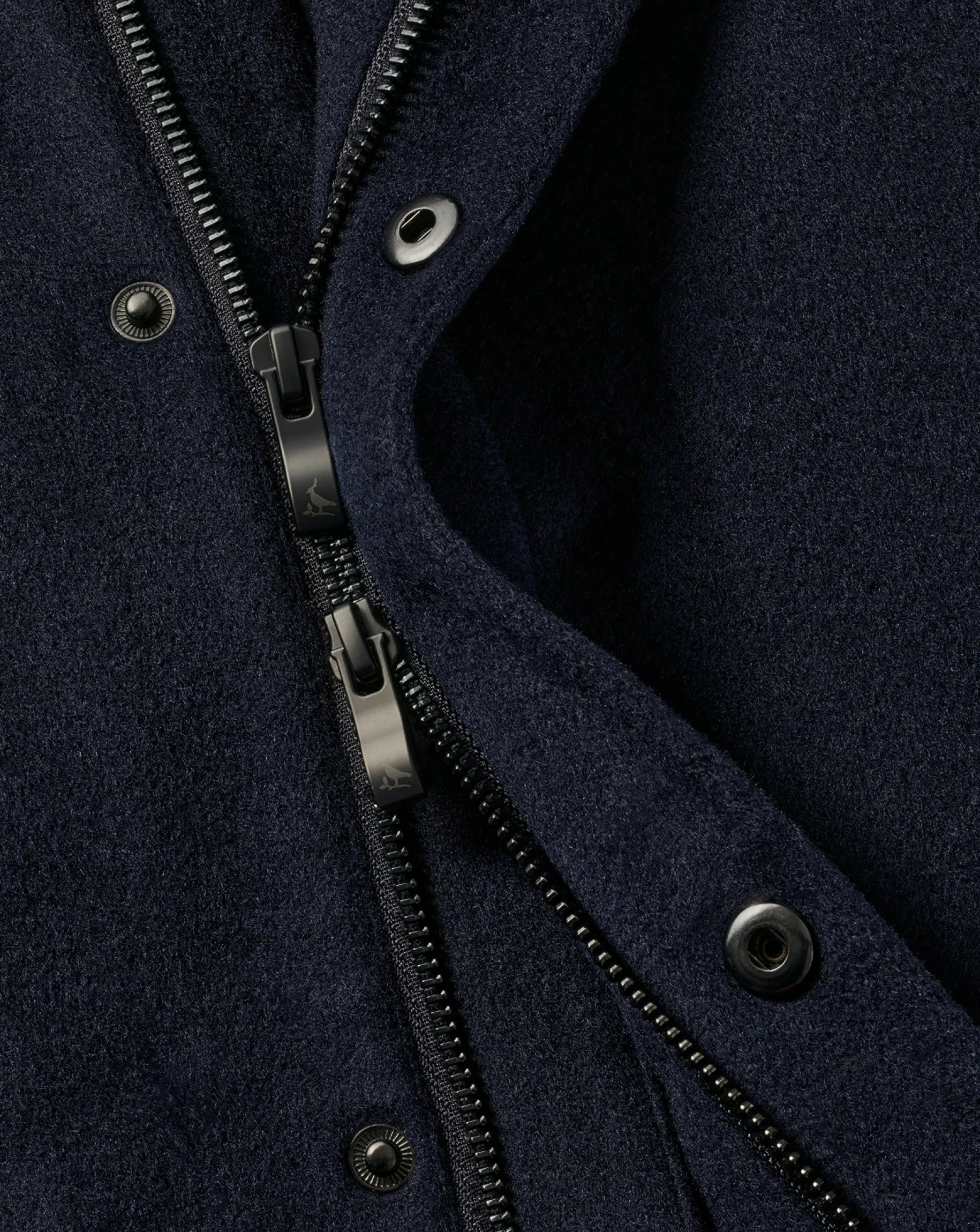 Coats|Navy<Charles Tyrwhitt Wool Car Coat - Navy