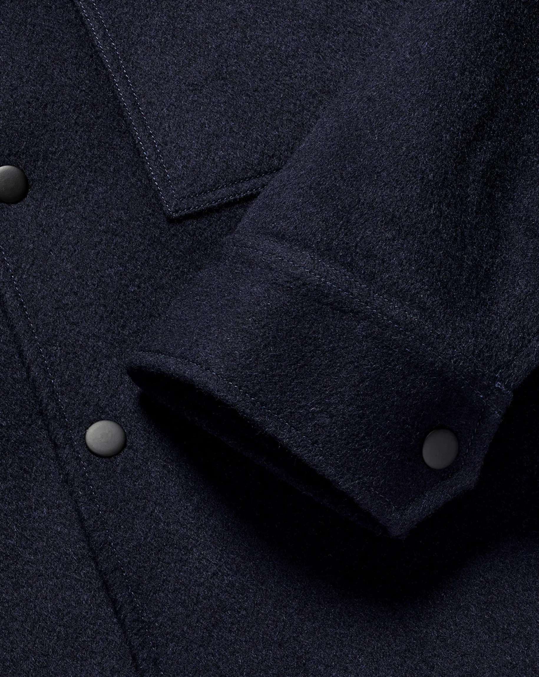 Coats|Casual Jackets<Charles Tyrwhitt Wool Harrington Jacket - Navy