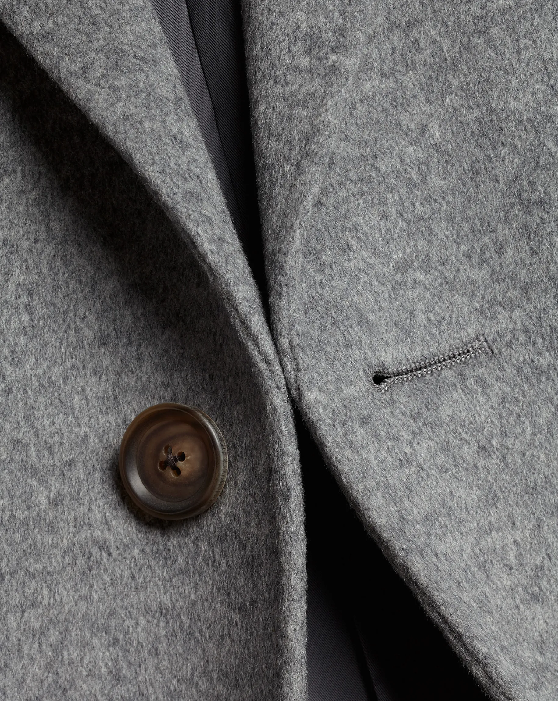 Coats & Jackets<Charles Tyrwhitt Wool Overcoat - Grey