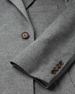Coats & Jackets<Charles Tyrwhitt Wool Overcoat - Grey