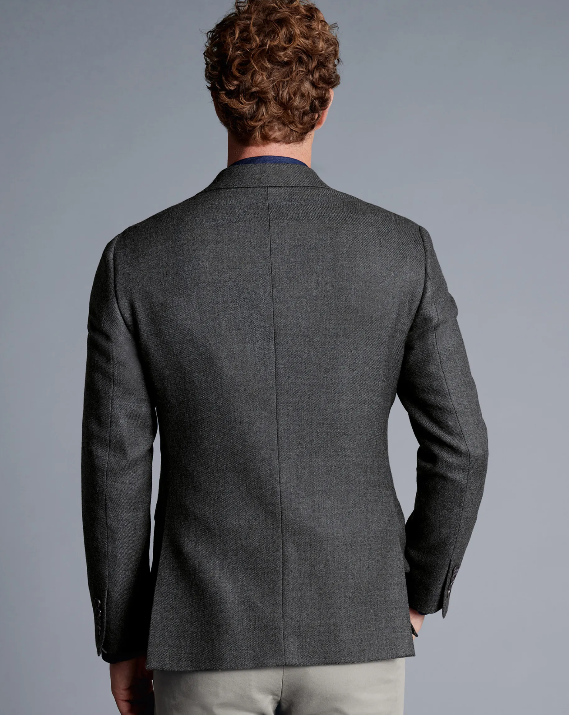 Coats & Jackets|Blazers<Charles Tyrwhitt Wool Texture Jacket - Grey