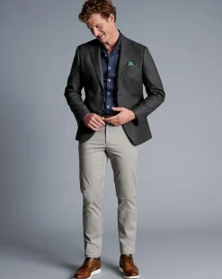 Coats & Jackets|Blazers<Charles Tyrwhitt Wool Texture Jacket - Grey