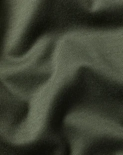 Shirt Sale|Polos<Charles Tyrwhitt Zip-Neck Jersey Polo - Green Olive